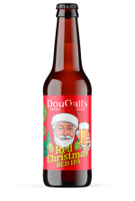 cerveza dougalls botella red christmas